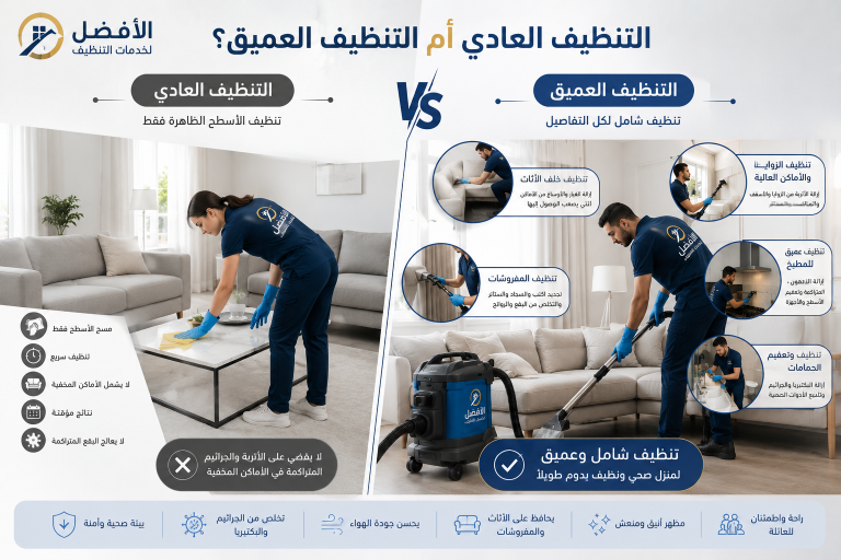 أفضل وقت لتنظيف المنازل والفلل والشقق تنظيفًا عميقًا 