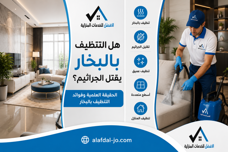 هل التنظيف بالبخار يقتل الجراثيم